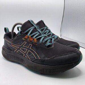 Asics Gel Sonoma 8 GTX Mens Size 8 Black Blue GoreTex Trail Hiking Shoes Casual